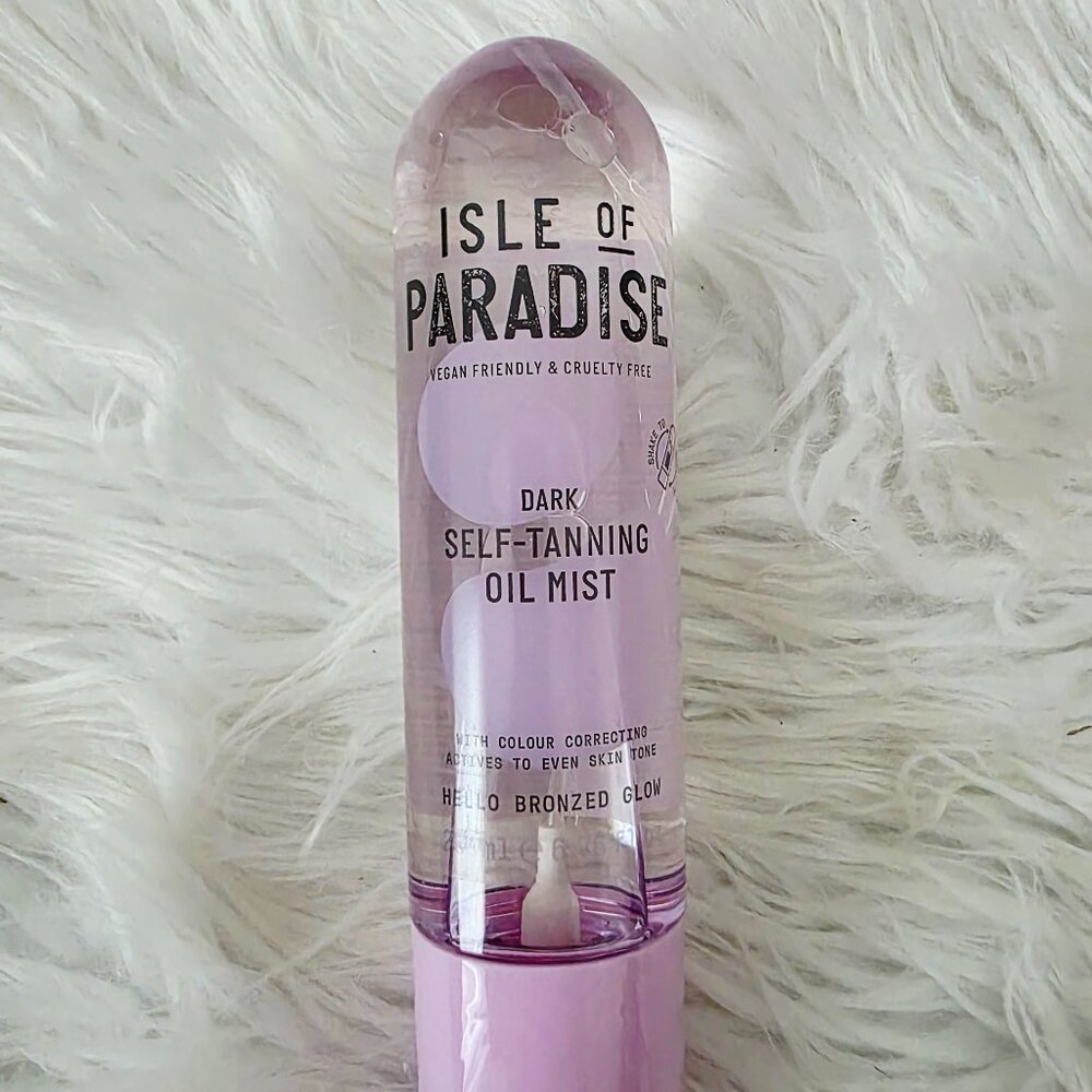 NWT Isle of Paradise Dark Self-Tanning Oil Mist, 200mL